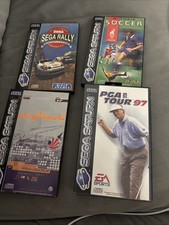 Sega Saturn Assorted Game Bundle 4 Titles