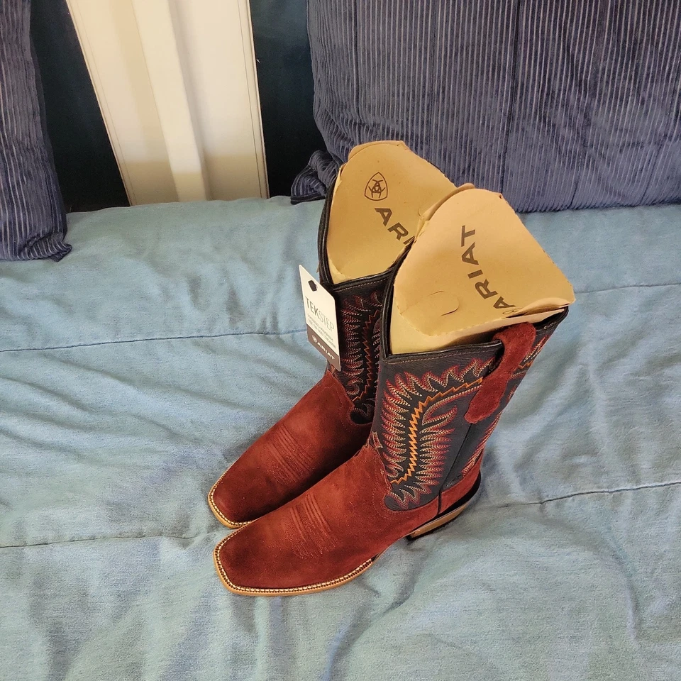 NUEVA Bota de Vaquero Ariat Futurity Time Talla 10ee Foto 3 de 4