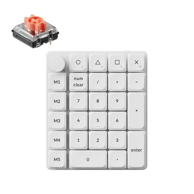 Keychron K0 Max RGB Low Profile Mechanical Tenkey Wireless Keyboard Ungeöffnet