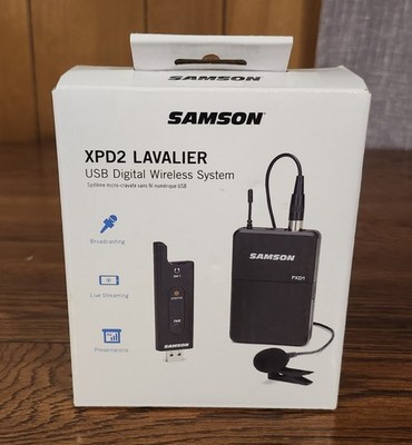 Samson XPD2 Lavalier USB Digital Wireless Microphone System - NEW/SEALED!