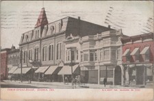 Irwin Opera House Goshen Indiana IN Kropp Street Scene Postcard