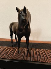 Ceramic Figurine Black Horse Ornament ( Black Beauty).