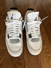 Jordan Air Jordan 4 Retro Military Black Whit...