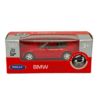 BMW Z3 Roadster 2.8 Red Welly 1:60 1:64 Series 58133 3
