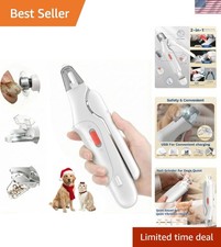 2 in 1 Dog Nail Clippers Cat Nail Clippers Trimmers for Large Medium Small ...