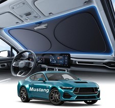 2026 Upgraded Windshield Sun Shade for Ford Mustang Precision Custom Fit, Su...