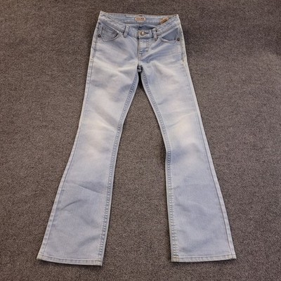 Y2K MEK DNM Gilmore Bootcut 29x33 Actual Sz Low Rise Stretch Embroidered Pockets