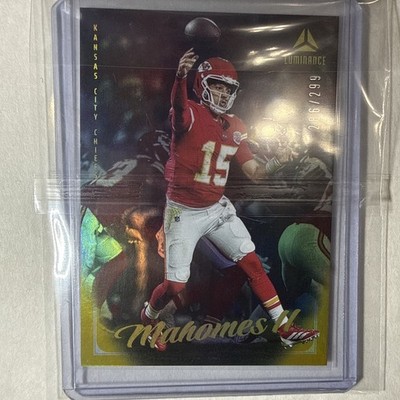 Patrick Mahomes /299 - 2025 Panini Luminance Gold #55 SSP Kansas City Chiefs