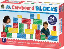 Easy-Stack Cardboard Blocks 24 Piece Set TCR11531