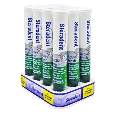 Steradent Tabletten Active Fresh 30 x 6