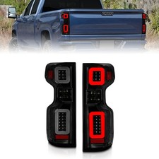Anzo For 19-21 Chevy Silverado Full Led Tailights Black Housing Smoke Lens G2