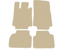 Velour Automatten für Mercedes S cl W220 1998-2005, Beige x14 Rand Velour Automatten für Mercedes S cl W220 1998-2005, Beige x14 Rand