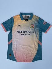Puma Manchester City 24/25 Fourth Men's Size Large Authentic Jersey 778616 04