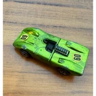 1969 Vintage REDLINE Ferrari 312P- Lime Green- Hot Wheels Car