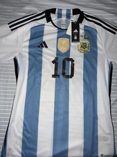 Men's Adidas Argentina World Cup Lionel Messi Jersey Size M IB3597