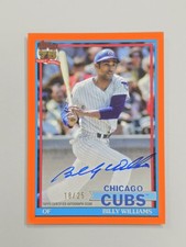 2026 Topps Series 1 Billy Williams 1991 Orange Chicago Cubs /25