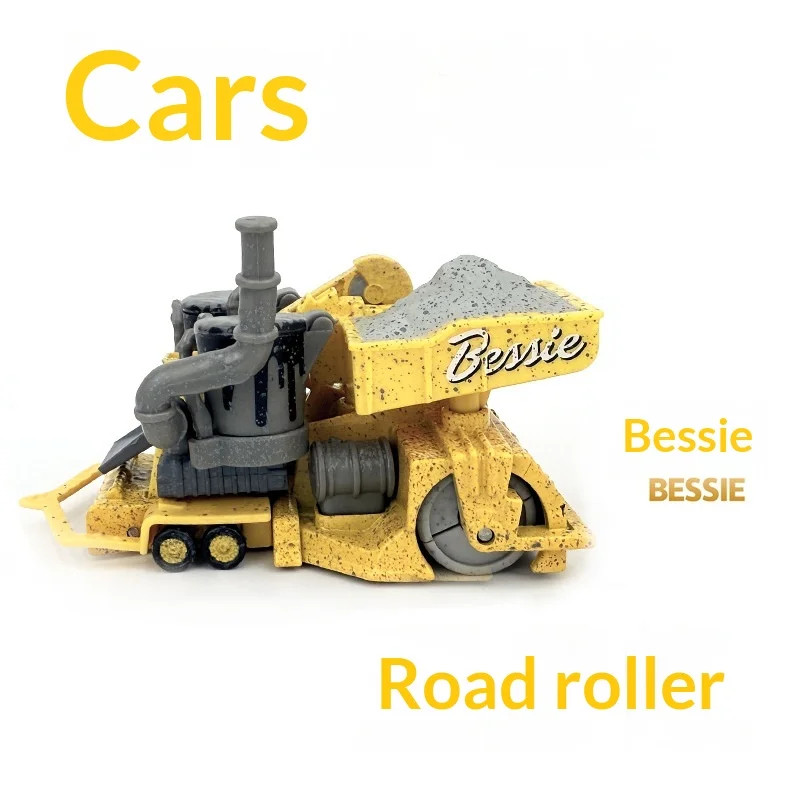 Disney Pixar Cars Bessie 1:55 Diecast Model Road Roller Toy