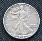 1941-D Walking Liberty Half Dollar - Circulated - 90% Silver    #N1681