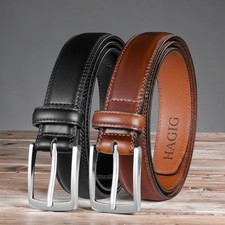 Mens Belt Genuine-Leather Belts For Men Dress Belt for Mens Many Colors  Sizes