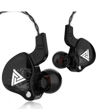 QKZ AK6 IEM In-Ear Monitor Earphones 3.5mm Wired HiFi Bass Gaming