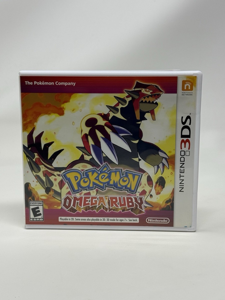 Unlocked Authentic Pokemon Omega Ruby Complete CIB 3DS All 721