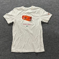 Nike T-shirt Mens Size S White Graphic Shoebox We Been Doing It Cotton Athletic