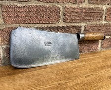 Vintage Scarce Huge 11” Elwell 1940 Billhook Axe Wood Log Kindling Old Tool
