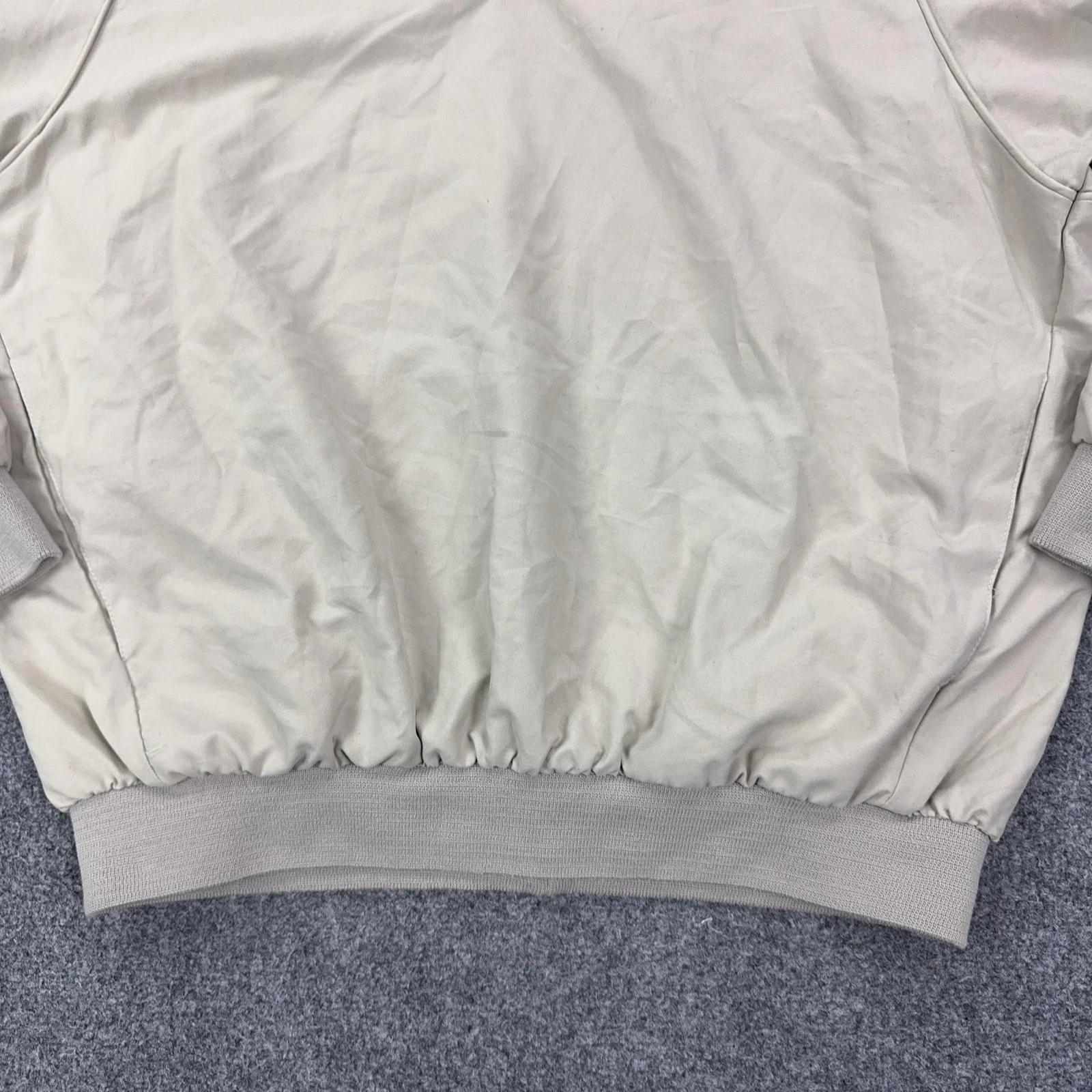 Sunderland Of Scotland Jacket Mens Small Beige Golf Windbreaker V Neck Pullover - product detail image 3