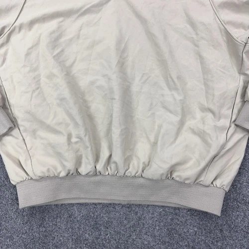 Sunderland Of Scotland Jacket Mens Small Beige Golf Windbreaker V Neck Pullover image 3