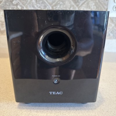TEAC MC-DX60i Micro Hi-Fi System Sub-Woofer Black Tested & Working