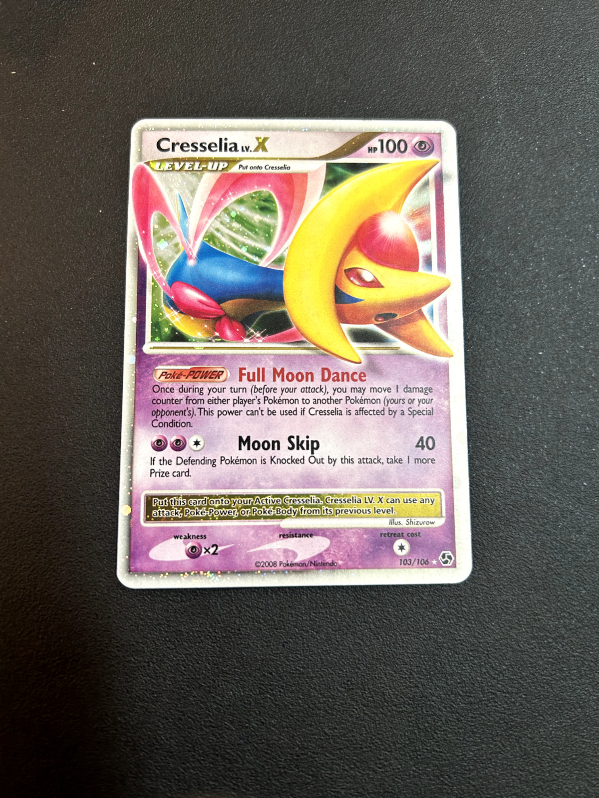 Cresselia LV.X 103/106 Great Encounters Holo - Pokemon Trading Card