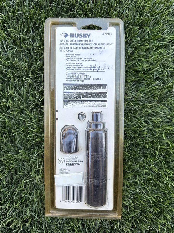 Vintage Husky Hand Impact Driver Tool set #47200 New Loosens Frozen Screws - Image 4 of 4