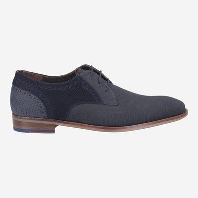 Floris van Bommel Herren - Schnürschuhe DE STAPPER blau