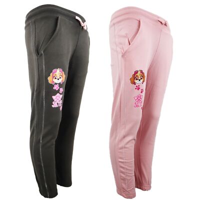 Paw Patrol Skye Kinder Jogginghose Hose Freizeithose Mädchen 98 -128 Rosa Grau