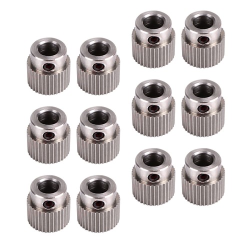 15 Pcs Extruder Kit Vorschubrad Extrudergetriebe Extruderradgetriebe