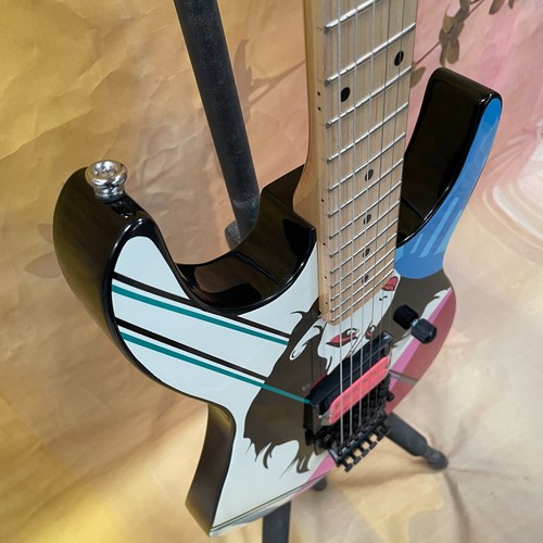 BC Head Electric Guitar Beauty Face Body Pink H bLACK TREMOLO Free Ship - Picture 5 of 9