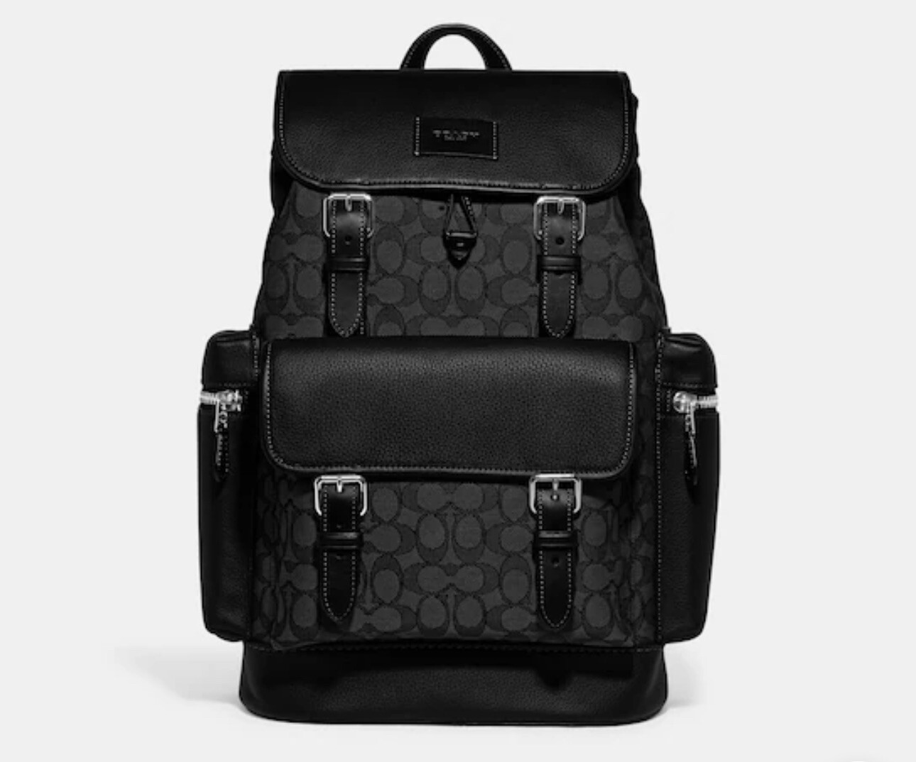 Authentic Coach Sprint Backpack In Signature Jacquard