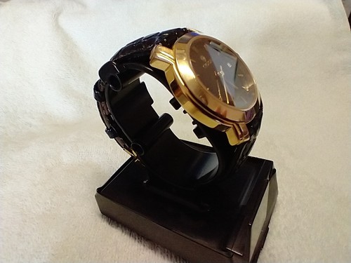 CROTON VINTAGE SWISS MOVT. GOLD PLATED BLK DATE AUTOMATIC ORIGINAL WATCH - Picture 4 of 17