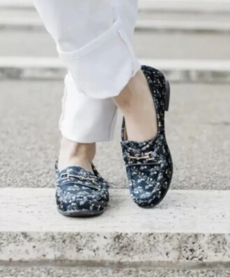 Cabi Carnaby Horsebit Loafers NWOB Velvet Floral Loafers 6005 Women's 7 M