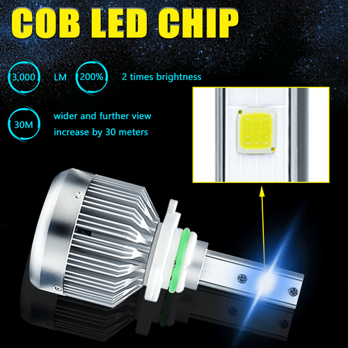 8000K ICE BLUE 9006 LED Headlight 5202 Fog Light Bulb For Chrysler 200 2011 2012 - Bild 5 von 12