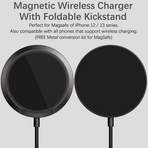 MagSafe Magnetic Charger Wireless Charging Phone Stand for iPhone Samsung Google - Picture 27 of 34