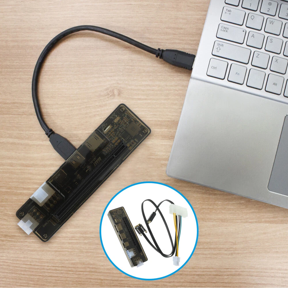 Pci e External Graphics Card Expansion Dock Laptop Docking Station