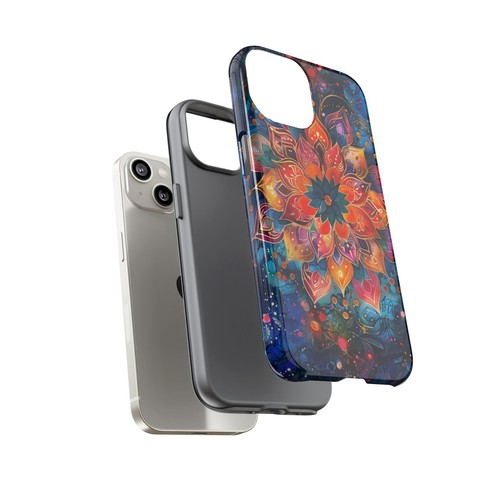 Mandala Flower Watercolor Phone Case for iPhone, Samsung Galaxy, Pixel - 第 87/256 張圖片
