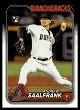 2024 Topps #406 Andrew Saalfrank Arizona Diamondbacks Baseball Card