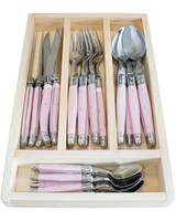 Jean Dubost 24pc Flatware Set on sale Jean Dubost 24pc Flatware Set on sale