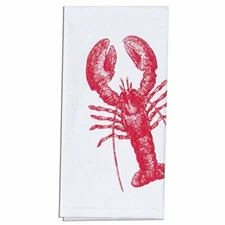 Red Lobster Coastal Krinkle Flour Sack Cotton Kitchen Dish Towel by Kay Dee  NWT