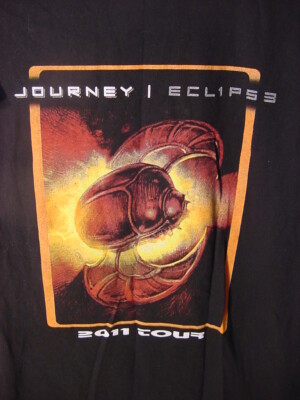 2011 TOUR - NIGHT RANGER JOURNEY ECLIPSE FOREIGNER SHIRT - MEN'S