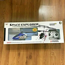 Space Explorer 5 Ch Digital Proportional R/C Coaxial Helicopter Model OPEN BOX