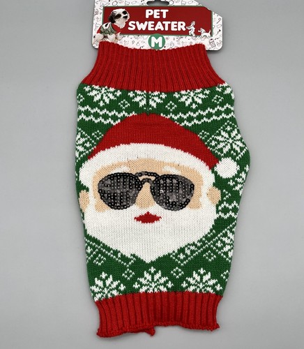 Dog Sweater Christmas Santa Clause Size: M - Picture 2 of 8