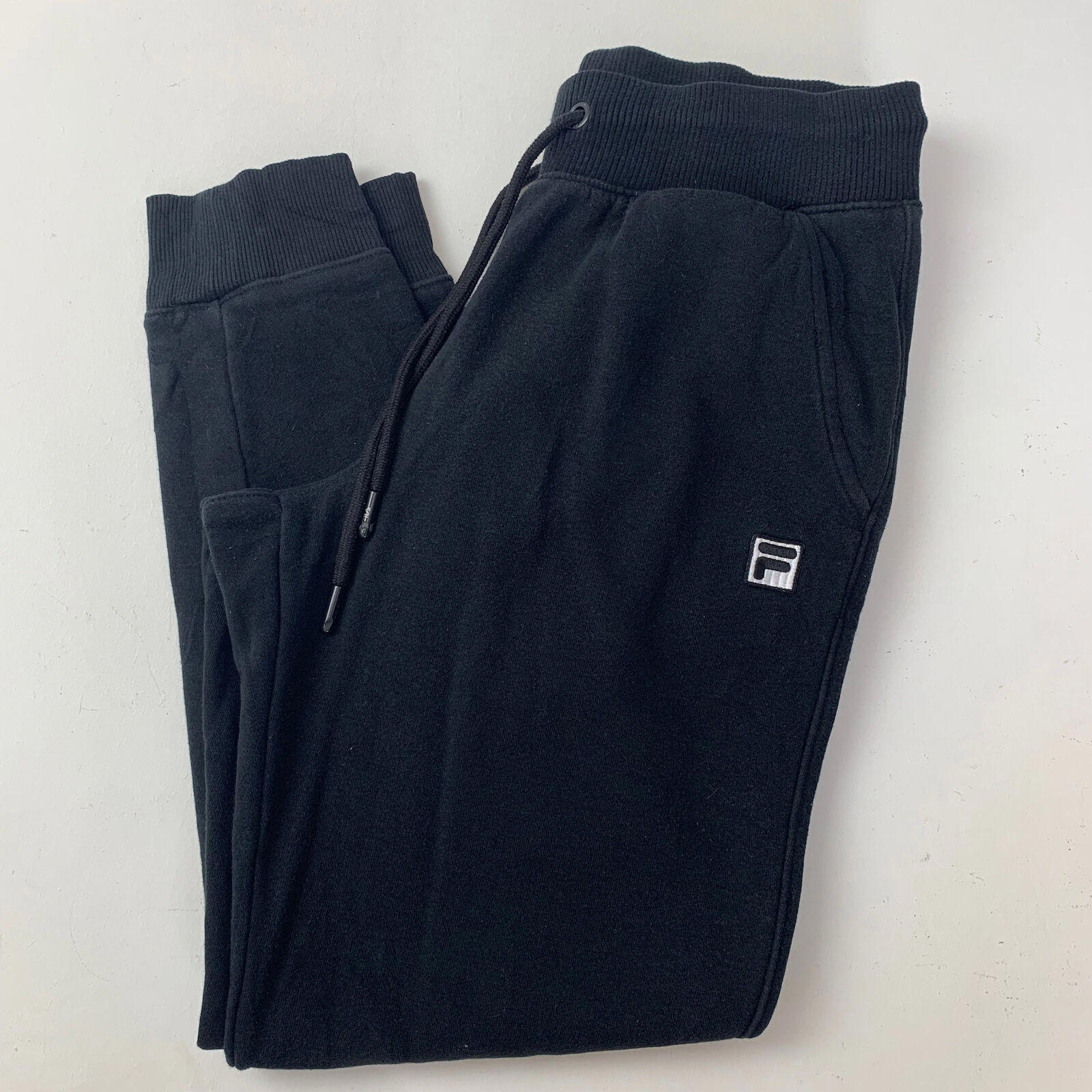 Pantaloni da jogging donna FILA piccoli neri vestibilità regolare joggers felpa